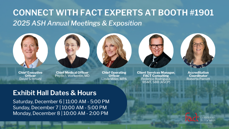 Foundation for Accreditation of Cellular Therapy tweet media