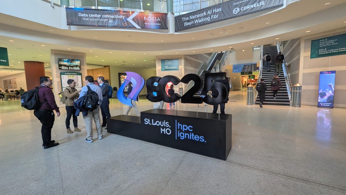NorthMarkC2's tweet image. We’re live at #SC25, ready to share how we’re building the next generation of compute and how you can grow your career with NMC².

We’re hosting a networking event tomorrow evening - stop by our booth to learn how to join us.

#NMC2 #Supercomputing #HPC #Innovation #SC25