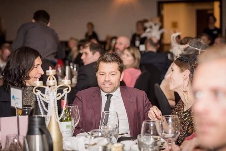 regardingdeanw's tweet image. Sometimes I forget how long Misha and Emily have known each other