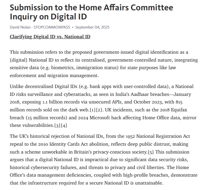 We submitted our contribution to the Home Affairs Committee by the August deadline. 

It can be read in full here: 

telegra.ph/Submission-to-…