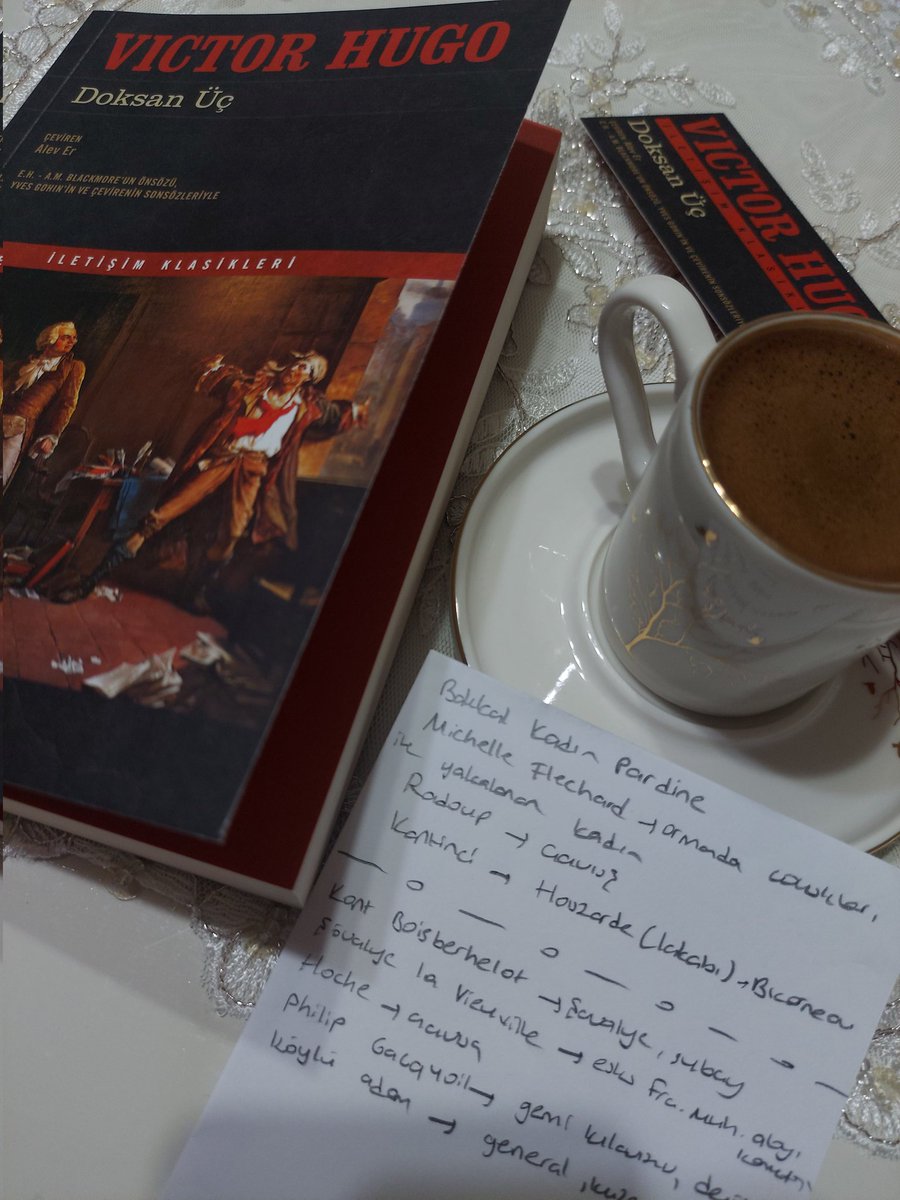 Başladığımda çok fazla kişi , yer ismi ve olay var , gemi ve deniz terimleri çok yoğun diye düşünmüştüm  ama nefis bir #kitap #okuyorum şu an

#vıctorhugo #tavsiye