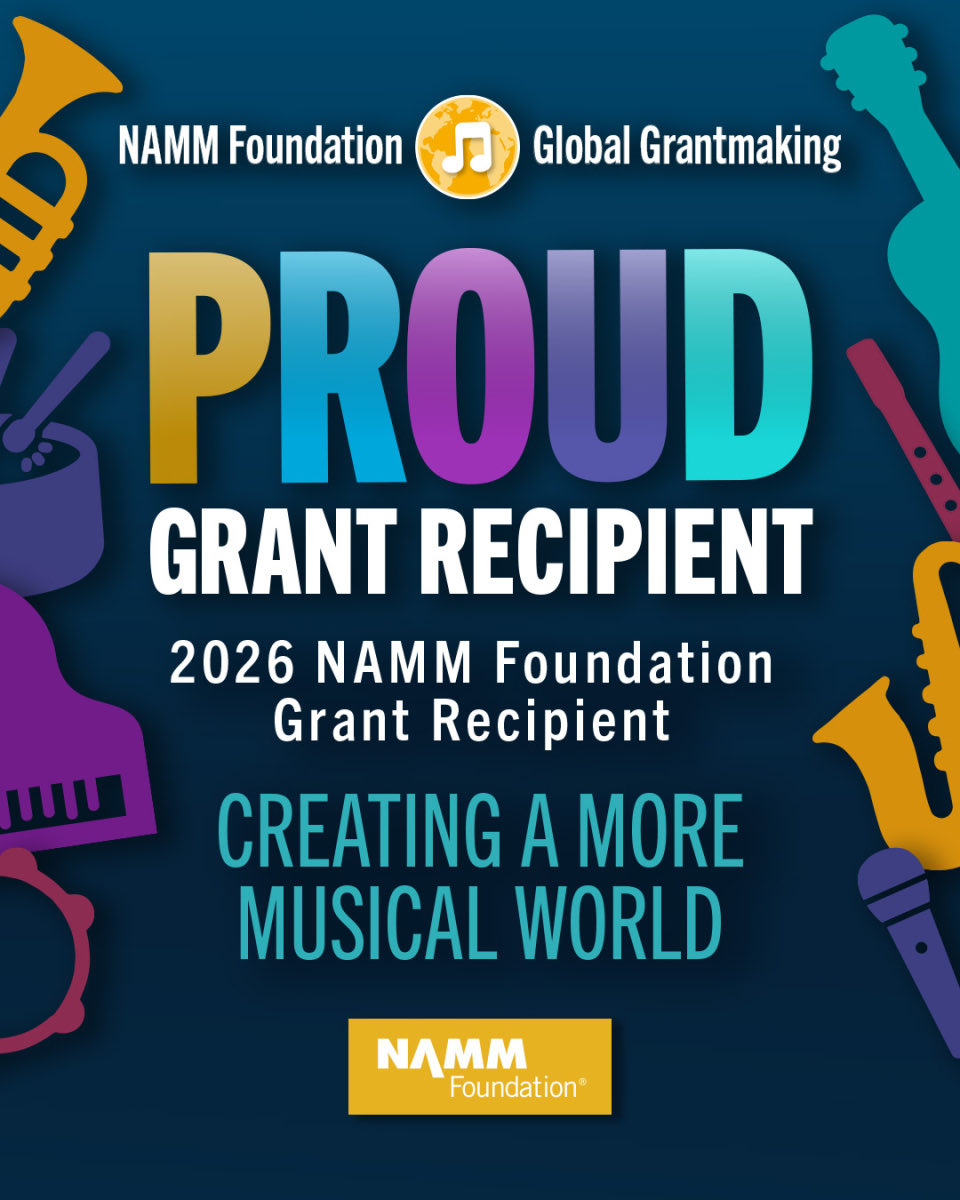 makemusicday's tweet image. Thank you @NAMM Foundation for your support of the Make Music Alliance and our work to celebrate a worldwide day of free, inclusive music-making where anyone and everyone is invited to perform on streets, parks, plazas, and porches on June 21.

#Musiced #Musiceducation #NAMMShow