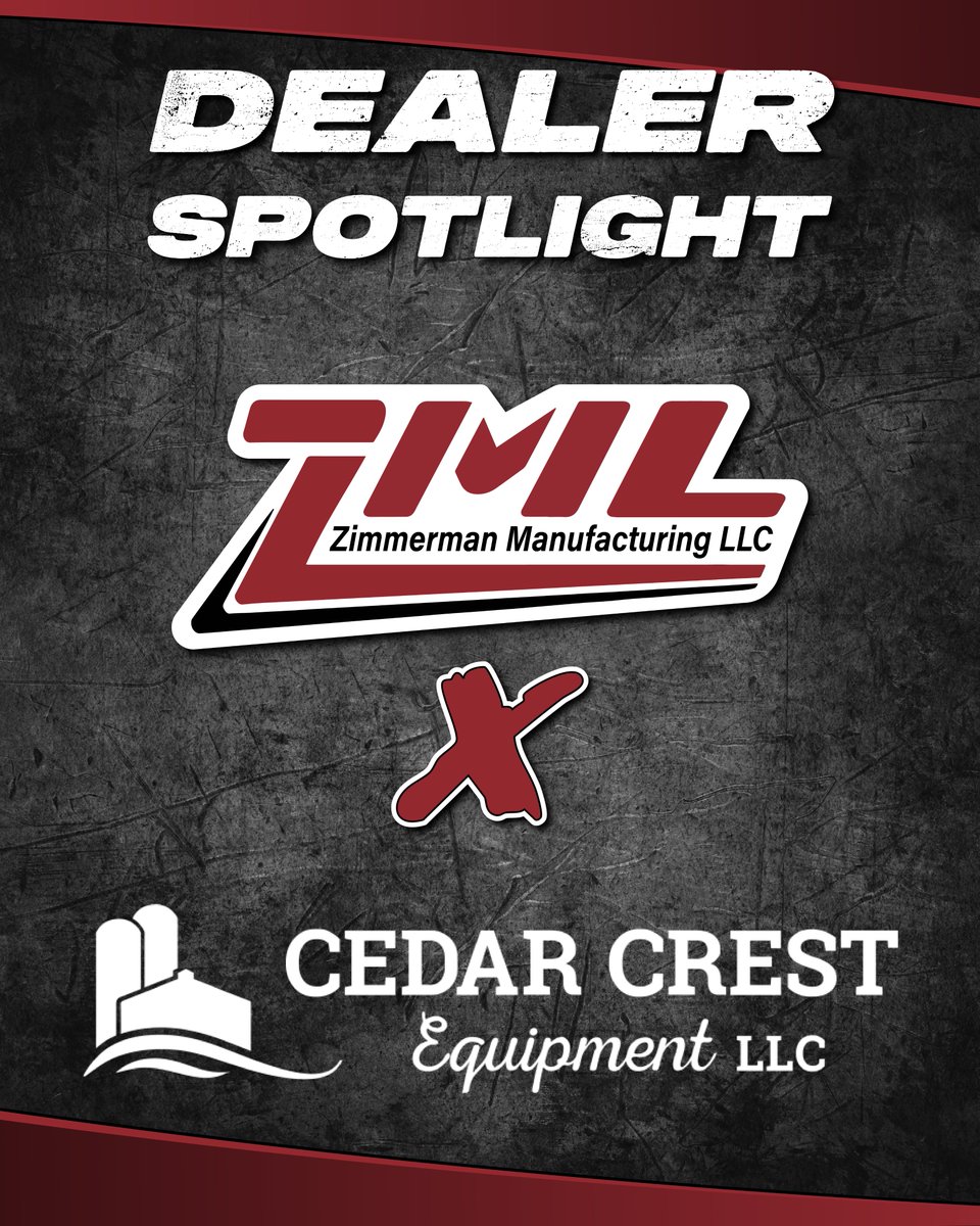 ZimmermanMfgLLC's tweet image. 🔦 ZML Dealer Spotlight: Cedar Crest Equipment LLC
This week we’re giving a big shoutout these trusted providers of strip-till and manure solutions who go the extra mile for their customers.
🤝 Learn more: cedarcrestequipment.com
#ZML #DealerSpotlight #RedViper #contourkingst
