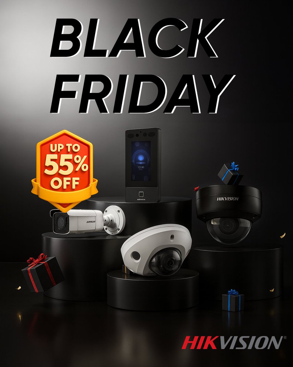Black Friday starts early. Save up to 55% on ColorVu, AcuSense, NVRs, IP Kits, Access Control, and more. Offers end Nov 30 or while supplies last, upgrade before the rush. hubs.li/Q03TCSP90