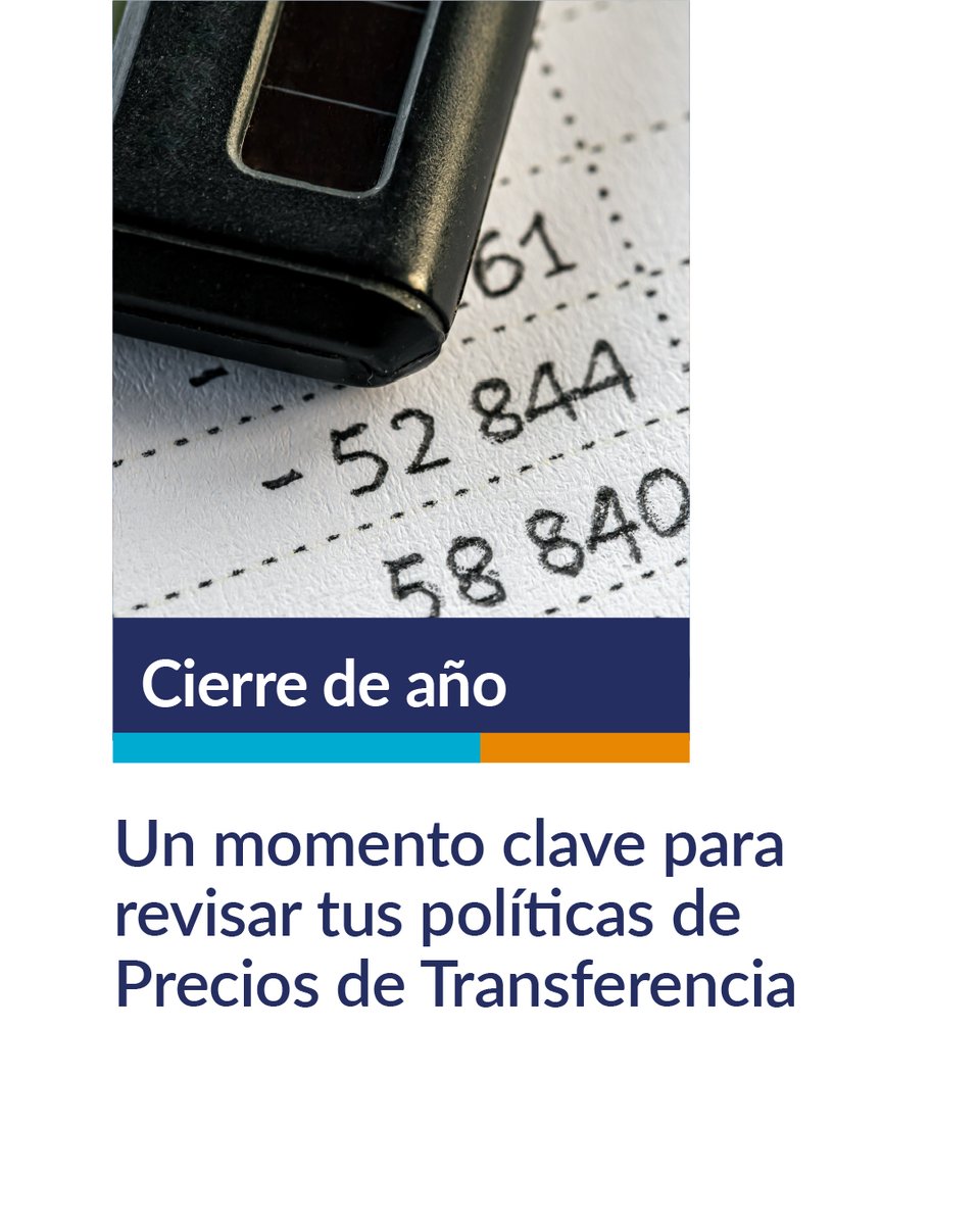 russellbedfordA's tweet image. 💡Cierre de año: una oportunidad clave para revisar las políticas de precios de transferencia.

👉 Deslizá para conocer más información.

#PreciosDeTransferencia #TransferPricing #OECD #TPAnalysis