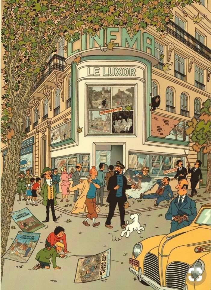 A Tintin's vintage poster
#Tintin #Hergé