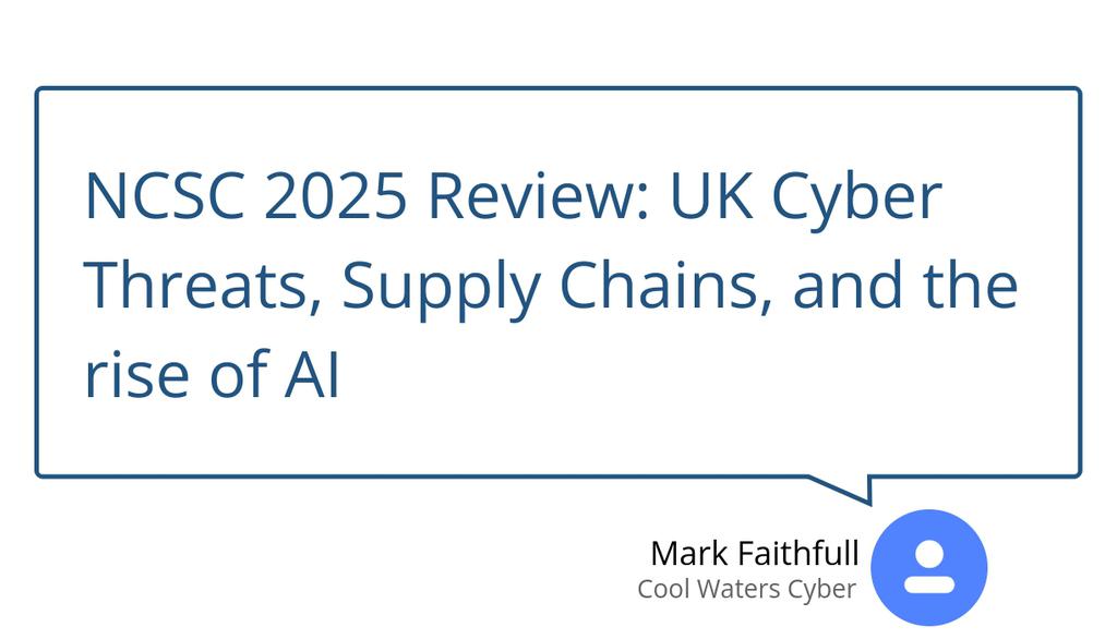 coolwaterscyber's tweet image. At Cool Waters Cyber, we’re helping UK businesses take that next step — from awareness to action.

Read more 👉 lttr.ai/AlH39

#CyberEssentials #GetCyberSorted #CyberResilience