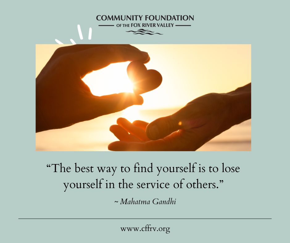 Be the change you wish to see in the world. Whether you contribute your time, skills, or resources, every act of giving strengthens our community. Together, we can make a lasting impact. Visit cffrv.org to discover how you can make a difference today!
