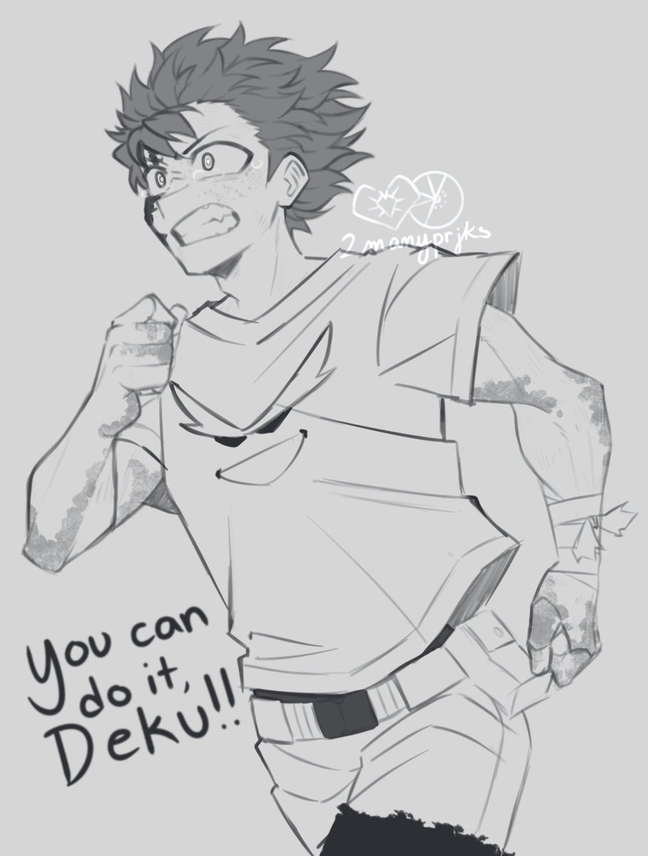 You can do it, Deku!! 
#GoDeku #頑張れ緑谷出久