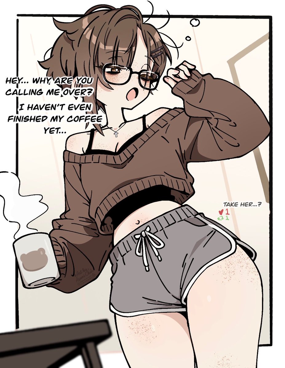 Asamiarts's tweet image. Maybe… you should help her wake up-