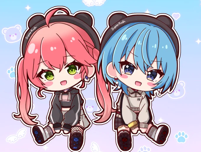 みこめっとお揃い衣装は神!!!!!!! #miko_Art #ほしまちぎゃらりー