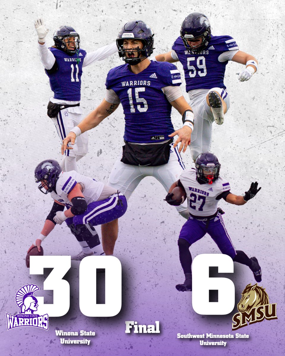 Winona State Football tweet media