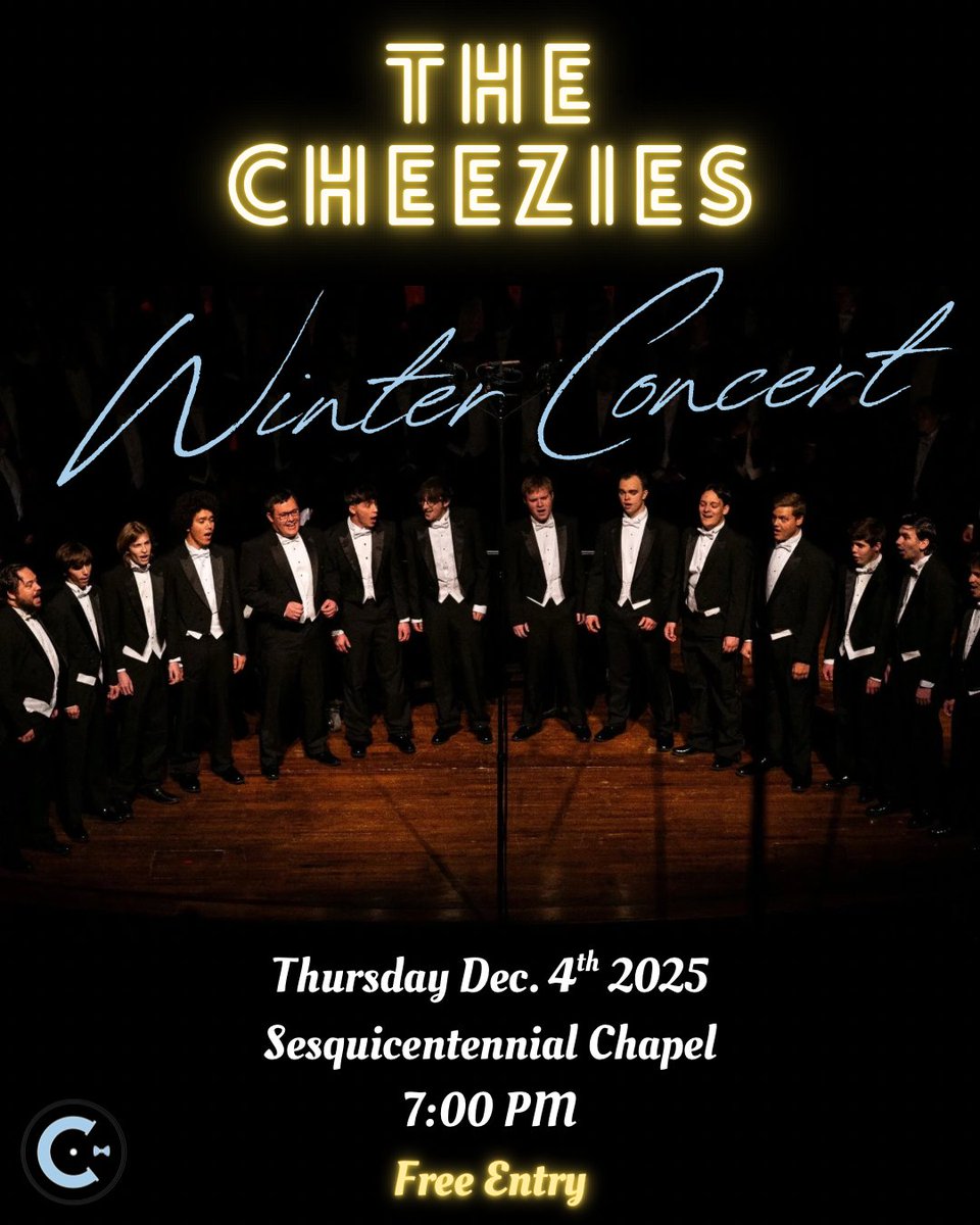 Mark your calendars! On December 4th, Miami’s premier a capella group is coming to Sesquicentennial Chapel for a concert you won’t forget! See you there!