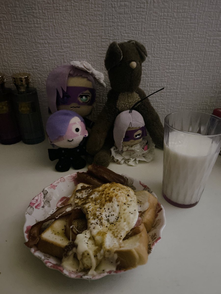 朝ごはんを終了