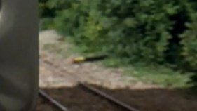 winwatch98's tweet image. In Thomas and the Magic Railroad, the scene introducing Diesel 10 shows a pencil lying in the background. This is a subtle reference that actual artists worked on this movie and that people relying on algorithms to &quot;create&quot; art should try picking that pencil up.
