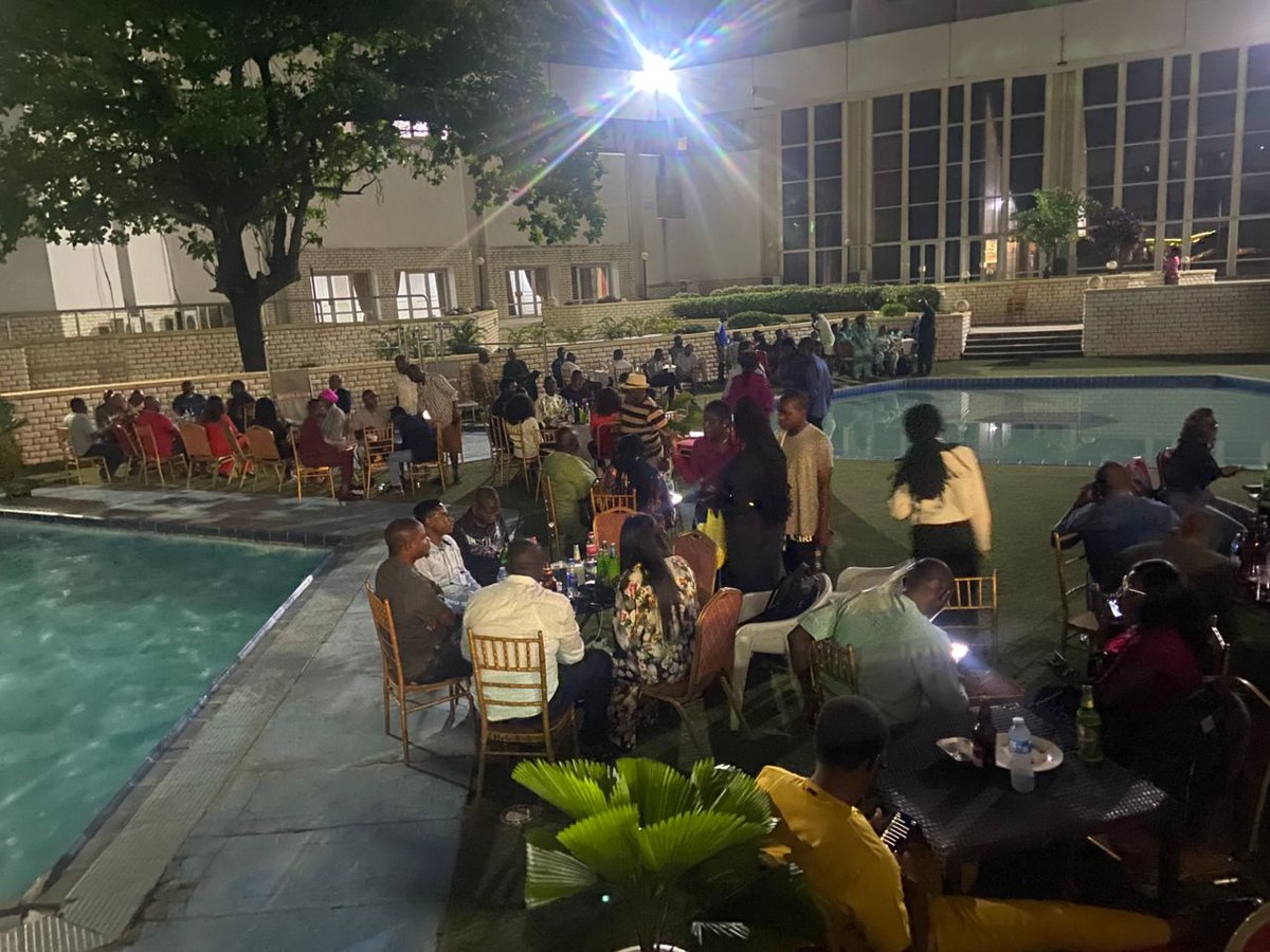 Okobia's tweet photo. It was time to unwind after the @NationalNes 34th National Conference &amp; 40th Anniversary opening ceremony.
It was the "Pool Party" @niconluxury hotel. This was a paradigm shift from other conferences. 
Thanks to the NOC/LOC planning Team.
#NESAbuja2025 was a success👌🏽💯 https://t.co/t1mlGi0EdJ