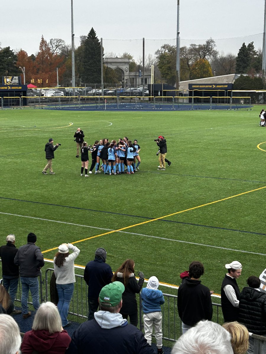 Congratulations to the St. Mary’s Lady Lancer Soccer team on winning the NY State Soccer Championship, 2-1 over St. Anthony’s today at Canisius University! First State Championship is school history! Incredible accomplishment! Go Lancers!!!