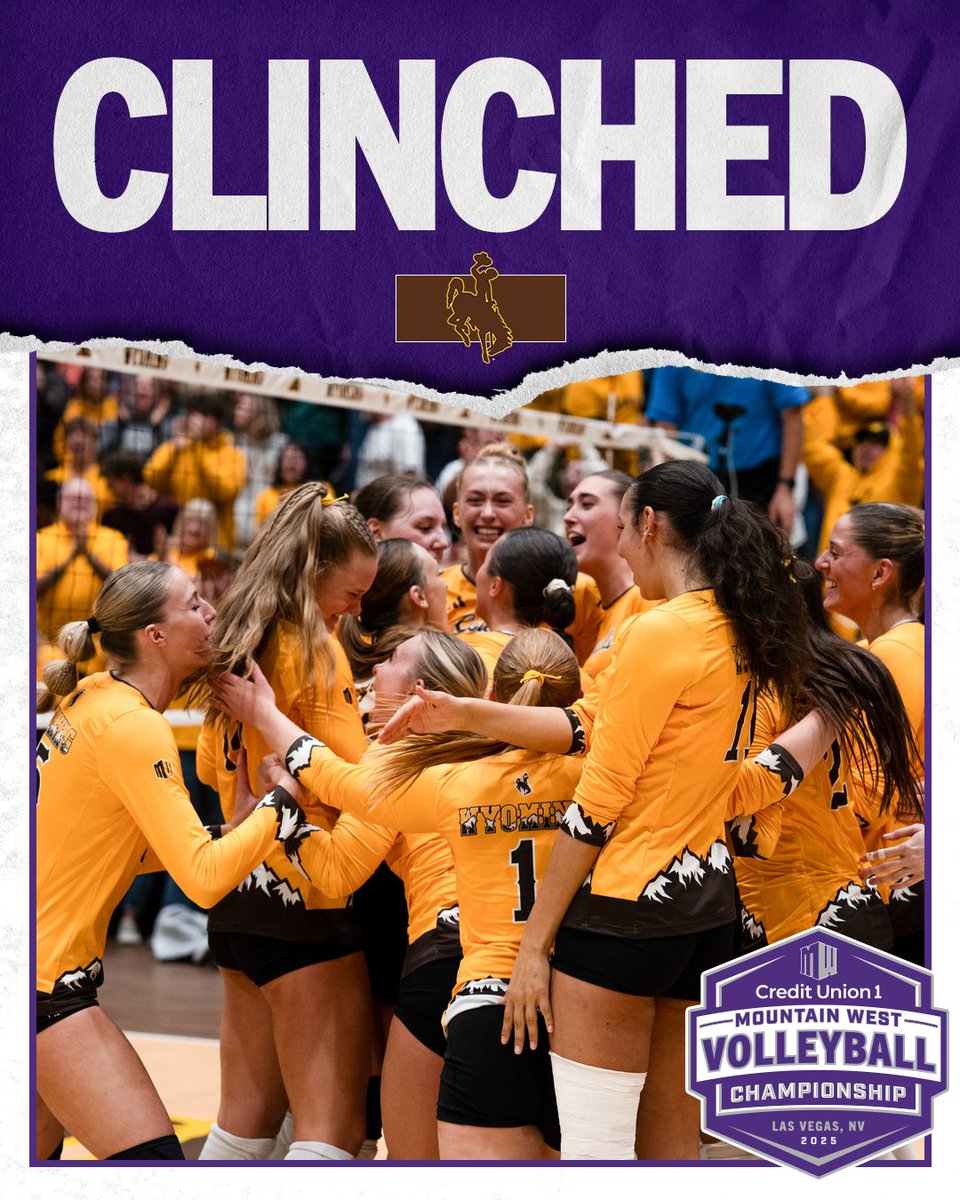 𝗧𝗜𝗖𝗞𝗘𝗧 𝗣𝗨𝗡𝗖𝗛𝗘𝗗 🎟️

Cowgirls are headed to the Credit Union 1 MW Volleyball Championship!