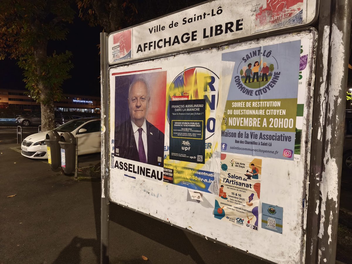 UPR_Manche's tweet photo. Les militants de Saint Lo se mobilisent pour la venue de @f_asselineau à #Agneaux dimanche 16 novembre ! #Manche https://t.co/XrSROH1YXo