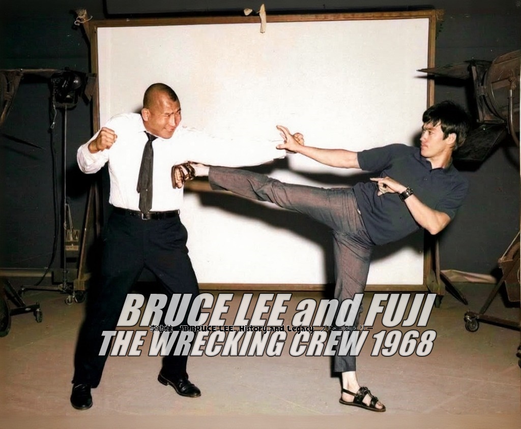 JesusBajoSt's tweet photo. Bruce Lee and Fuji in THE WRECKING CREW 1968 https://t.co/thFlkdRGrk
