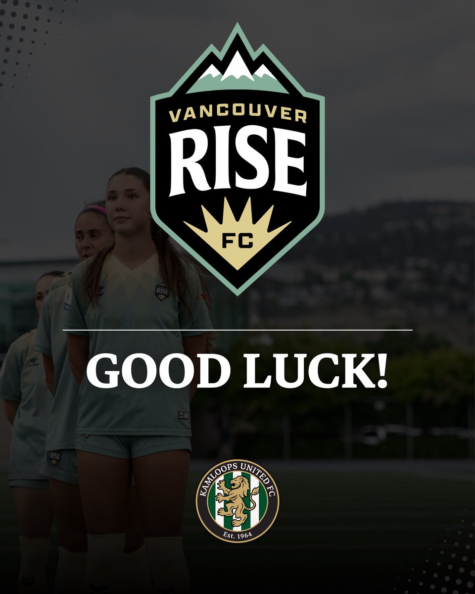 kamloopsunited's tweet image. Wishing all the best to our development partners at Vancouver Rise as they compete in the NSL Final. A massive moment for the club and a great showcase for women’s soccer in Canada. 

Good luck in the big match — we’re cheering you on 🙌

#KamloopsUnitedFC