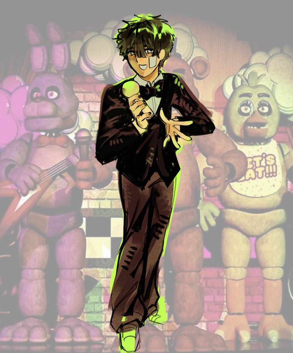 ruffledgloves's tweet image. boy why are you freddy