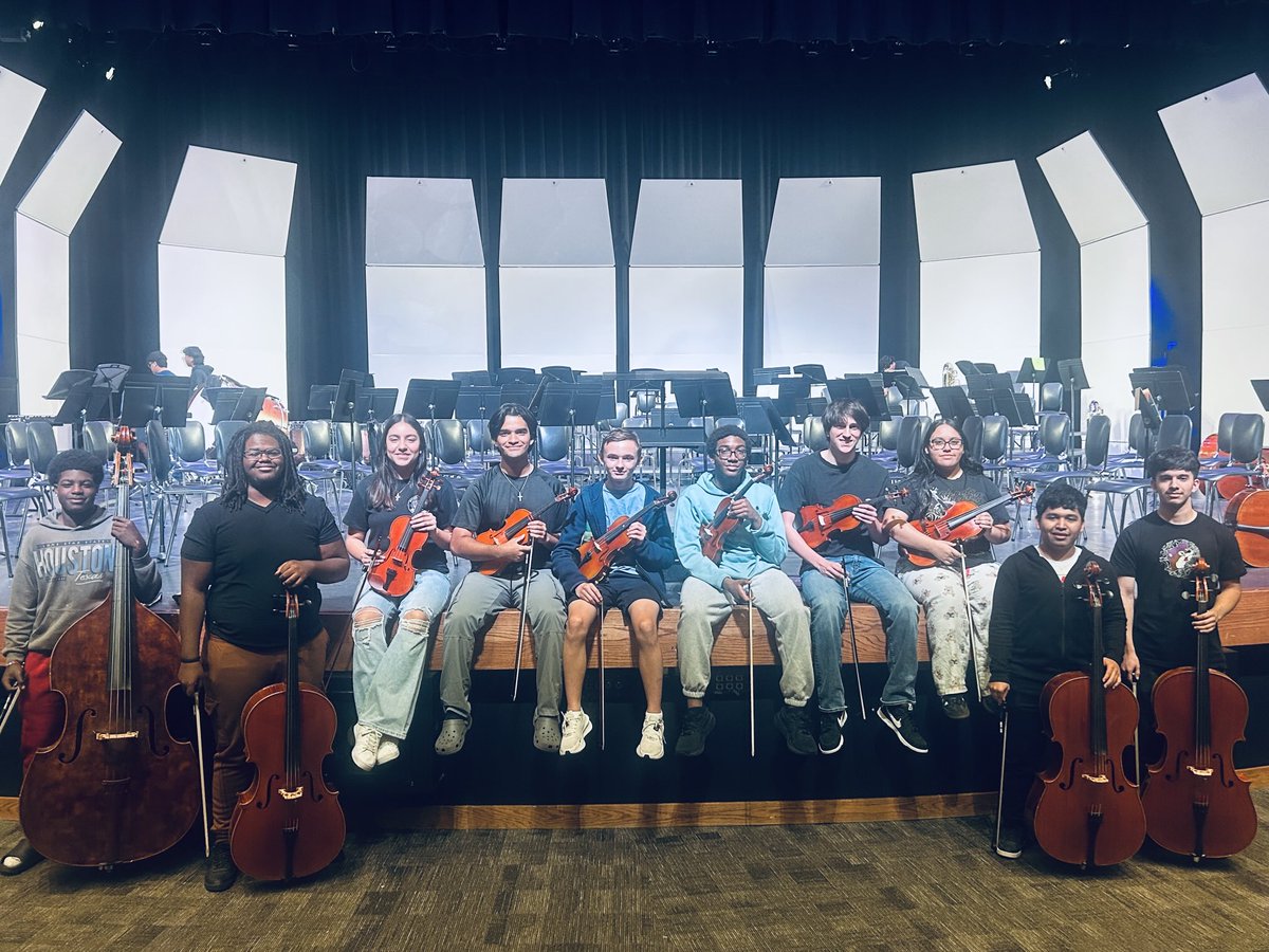 SUPER PROUD of our Region Orchestra Members! Concerts today ⁦<a href="/OfficialAHSOrch/">The Atascocita HS Orchestra</a>⁩ stage. 5:00 pm and 6:00 pm.