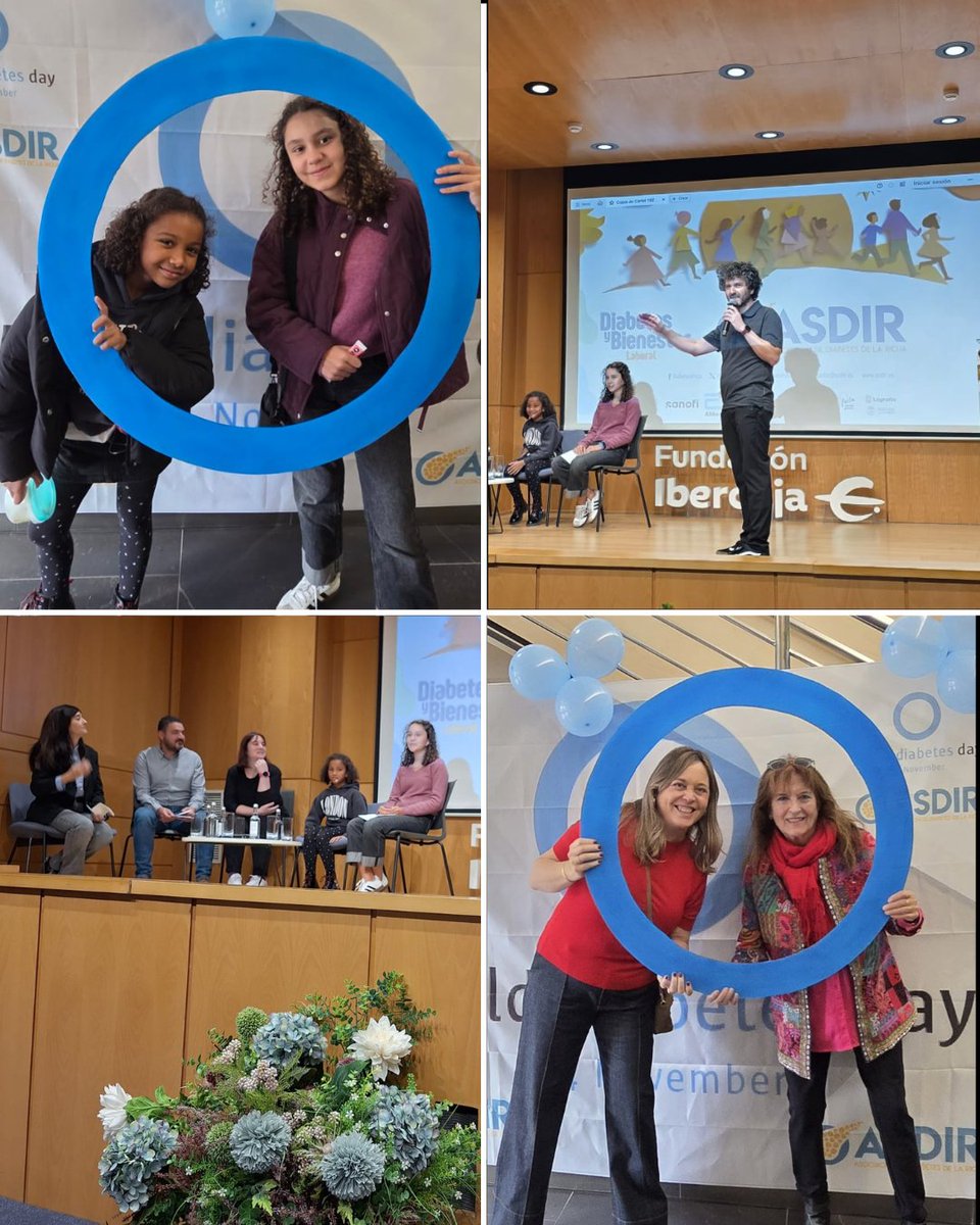 Esta mañana hemos compartido ciencia, testimonios y mucha emoción en las Jornadas del Día Mundial de la Diabetes 💙

Gracias a las personas asistentes, ponentes, voluntariado y entidades que lo hacéis posible.