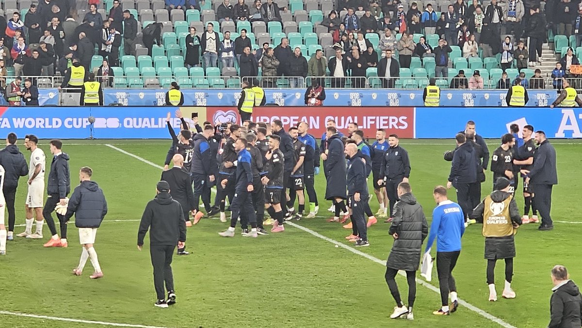 xhemajl_rexha's tweet photo. KOSOVO REACHES WORLD CUP PLAY OFFS. AMAZING. 🇽🇰🇽🇰🇽🇰🇽🇰🇽🇰 https://t.co/4JrlUElyiI