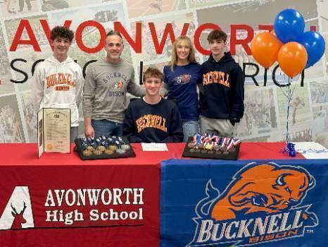 Celebrating National Signing Day with four Lopes committing to continue their athletic + academic careers!
⚾️ Cooper Scharding — Seton Hill (Baseball)
⚽️ Elliette Stieving — Pitt–Bradford (Soccer)
⚾️ Carson Franc — W&amp;J (Baseball)
🏊‍♂️ Sam Cavanaugh — Bucknell (Swimming &amp; Diving)