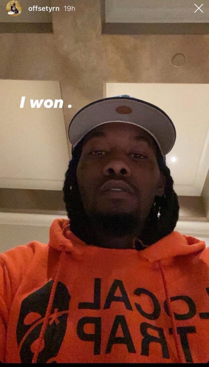 FrenchRapUS's tweet image. 🚨 OFFSET EST UN ENFANT !

Selon la loi, le rappeur est considéré comme le père légal du bébé de Cardi B et Stefon Diggs, puisqu’ils sont encore mariés.

Voici la story qu’il a postée ce soir 💀