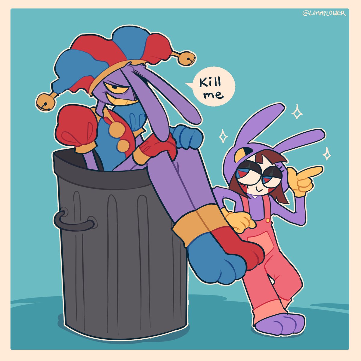 how's it going funnybunniers #tadc #digitalcircus #funnybunny