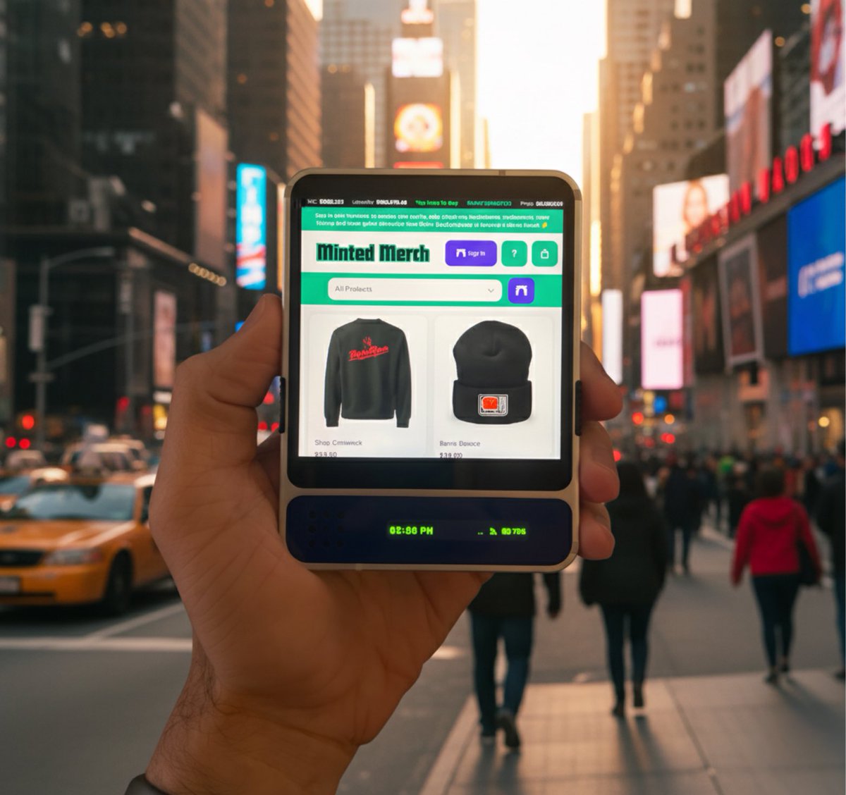 Shop on Minted Merch wherever you are ✨

Available now in the dGEN1 app store!