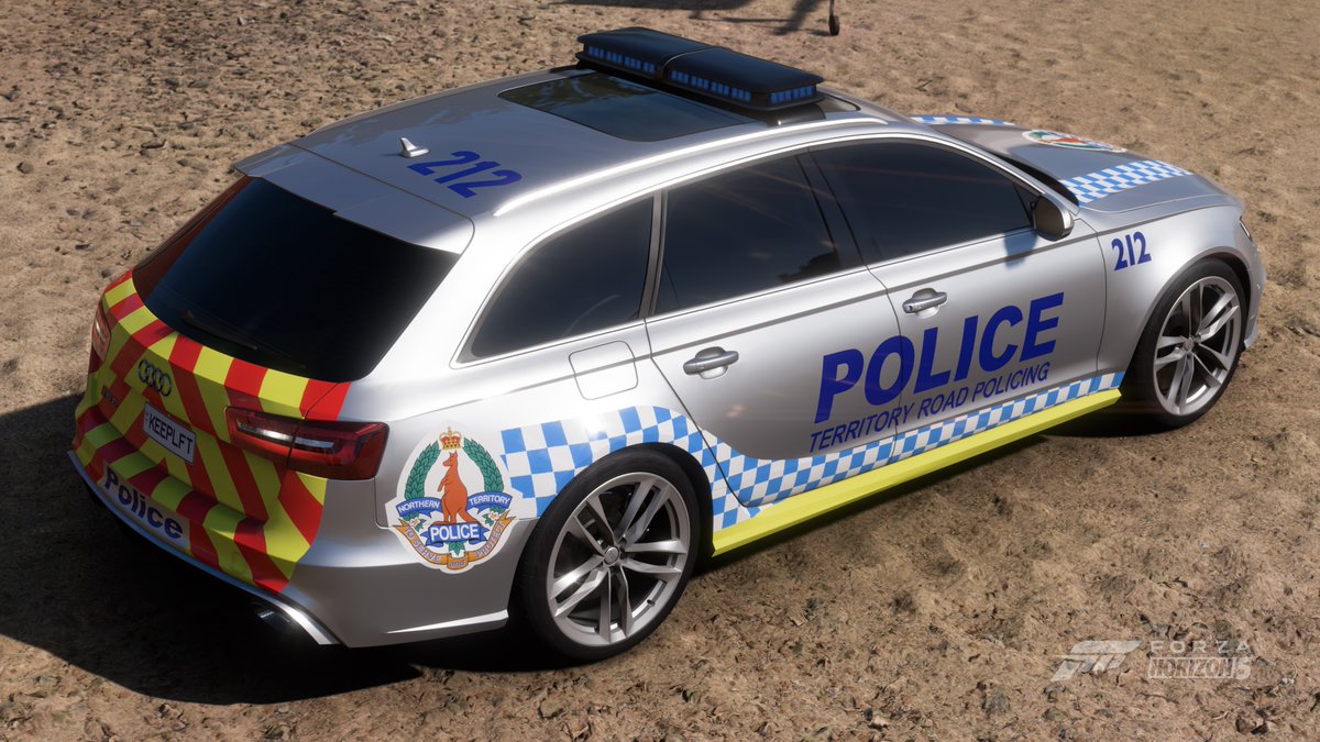 RallyzX360's tweet image. Might as well get some more use out of the NT Police badge! Here&apos;s a 2015 Audi RS6 Avant, share code 173 553 423.