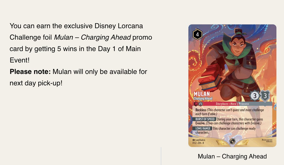 Lorcana France TCG tweet media