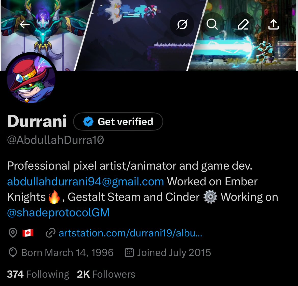 Wanna thank you all for getting 2K followers, it’s been a personal goal of mine to hit this number. I’m grateful I got it before the end of the year.

Excited for the things to come in the near future :)