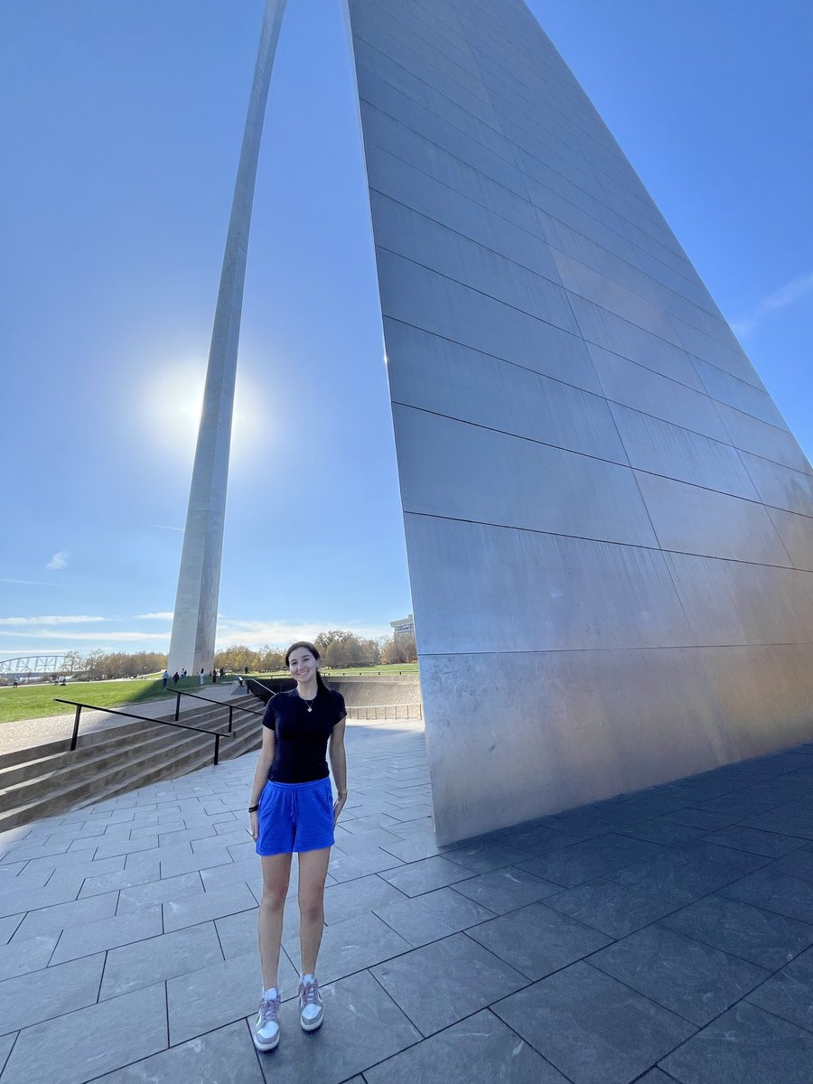 Went to the top of the arch today in St. Louis. Met a Flyers fan at the top and we started debating last nights goaltending decisions, Zegras, the future of the team. Would have continued but the tour guide interrupted to remind us where we were. Awesome view, great conversation.