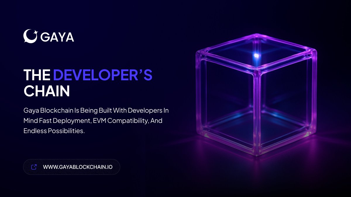 GayaBlockchain's tweet image. Gaya Blockchain is being shaped for builders.

Fast deployment, EVM compatibility, and a growing toolkit designed to speed up innovation.

The Developer’s Chain is coming to build smarter, launch faster.💻