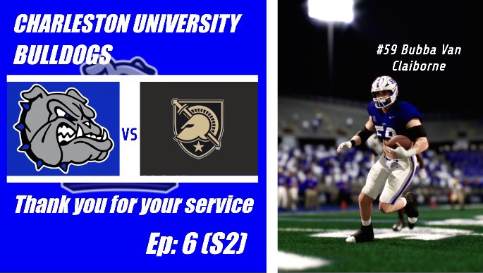 Bulldogs ain’t just barking — they’re roaring in Ep 6 (S2): Charleston vs Army 💥🐶🏈
New vid just dropped — link in bio or here- youtu.be/AGQvomSE8hM?si…
#collegefootball #cfb #ncaaf #football #sports