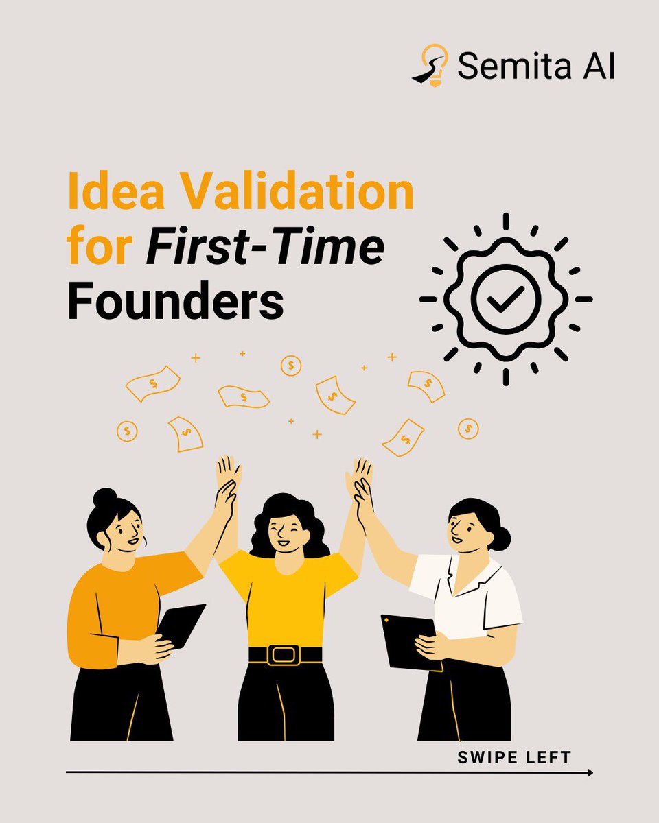 Semita_ai's tweet photo. Becoming a successful founder isn’t just about having a brilliant idea, it’s about making sure that idea actually works in the real world. https://t.co/FGmKp8XsmX