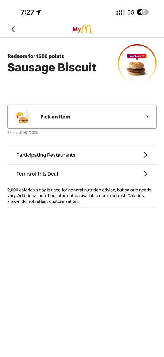 be808's tweet image. y da @McDonalds app still ask to pick the item again after choosing to redeem the item 😩🤣