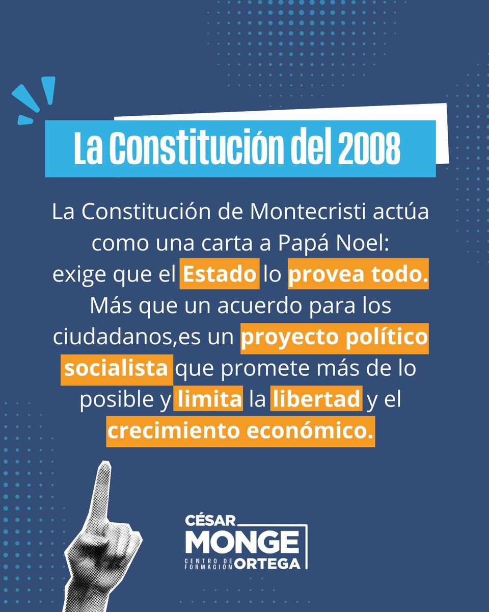 CFCesarMonge21's tweet image. ¿Un nuevo proceso constitucional puede impulsar o frenar el desarrollo del país?

En la Sesión 3 de #Conectados @luisesgo, habló que escribir una Constitución debe partir de lo posible y no de lo ideal. Ninguna es perfecta, pero siempre puede mejorarse y ajustarse a la realidad.