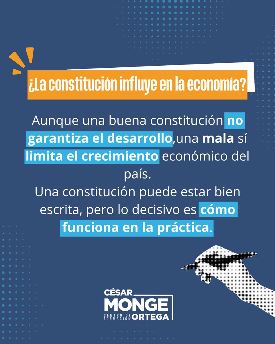 CFCesarMonge21's tweet image. ¿Un nuevo proceso constitucional puede impulsar o frenar el desarrollo del país?

En la Sesión 3 de #Conectados @luisesgo, habló que escribir una Constitución debe partir de lo posible y no de lo ideal. Ninguna es perfecta, pero siempre puede mejorarse y ajustarse a la realidad.