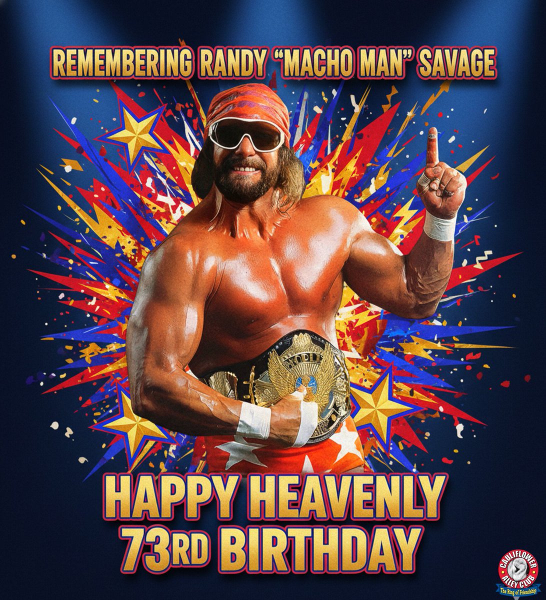 Remembering one of the all-time greats, as Randy "Macho Man" Savage would have turned 73 years old today.