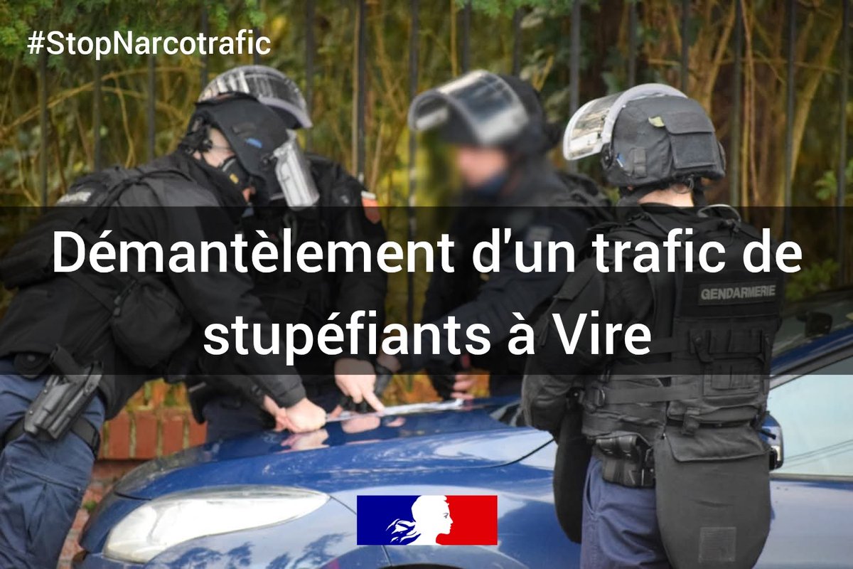 🛑 #StopNarcotrafic | Les enquêteurs de Vire, aidés par les brigades de Troarn et Bayeux, ont démantelé un important trafic de stupéfiants : 12 kg de cannabis vendus en 10 mois, pour près de 62 000 €.

Les perquisitions ont permis de saisir : de la résine de cannabis, de