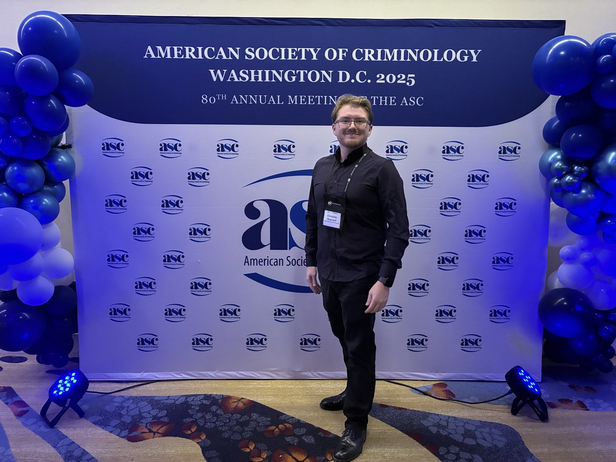 cpmaynard1's tweet image. I presented research on drug decriminalization and jail admissions in Washington state at the 2025 American Society of Criminology. #ASC #decriminalization #drugresearch
