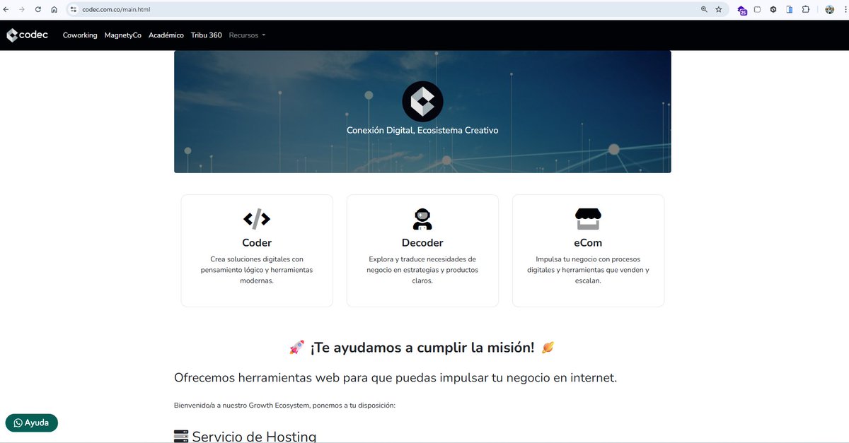 andgomb's tweet photo. Estamos construyendo una plataforma para ayudar a personas y pymes a tener una presencia efectiva en internet!
@congrafica #aquíhayideas
🧑🏽‍🚀🧭📡🛰️🚀🪐 https://t.co/5Y4CPAIeMW
