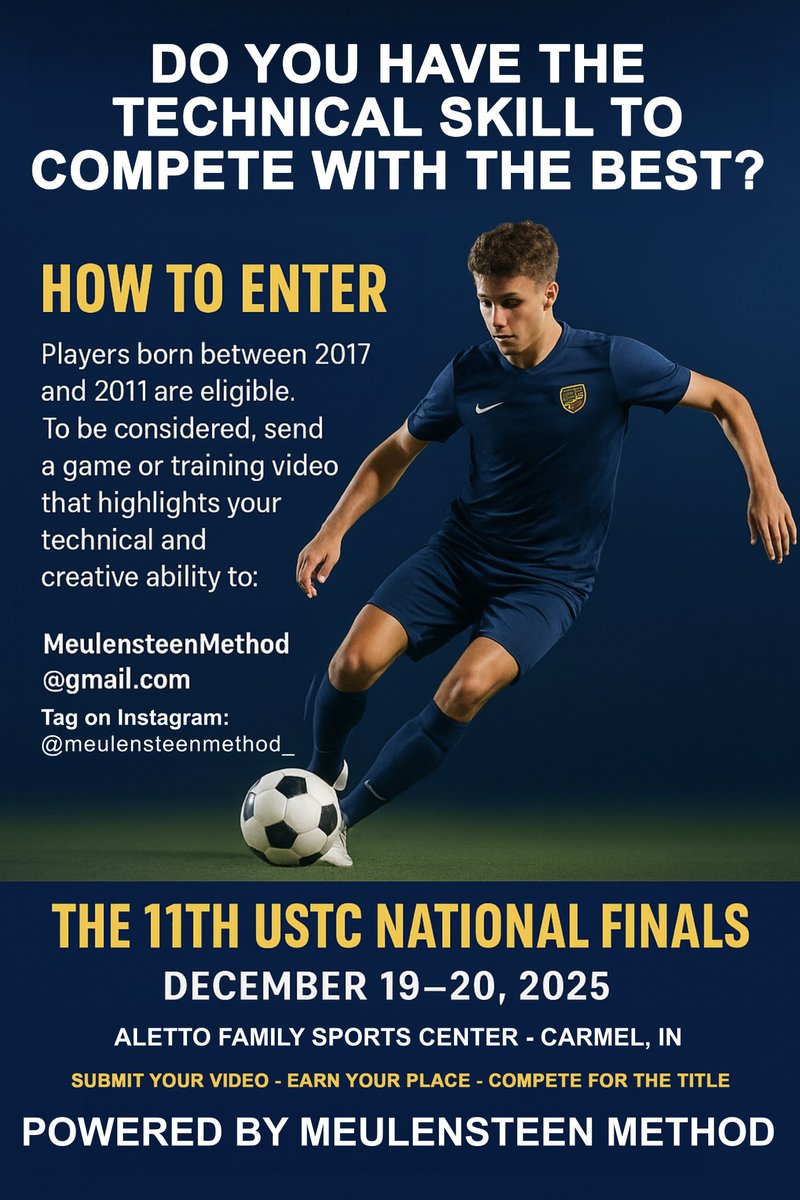 Final Call: Register for USTC National Finals - mailchi.mp/meulensteenmet…
Join us for another great experience! 
Make a Difference - Dominate your Opponent - Express Yourself