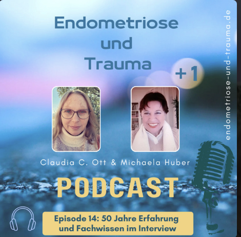 🌷 Michaela Huber zu Gast bei Claudia Christina Ott Thema:  ##Endometriose und Trauma – ein Thema, das viele Frauen betrifft und in der Medizin oft übersehen wird.
🎧 Episode 14 – 50 Jahre Erfahrung und Fachwissen. Im Interview mit Michaela Huber.
Erfahre,
– warum
