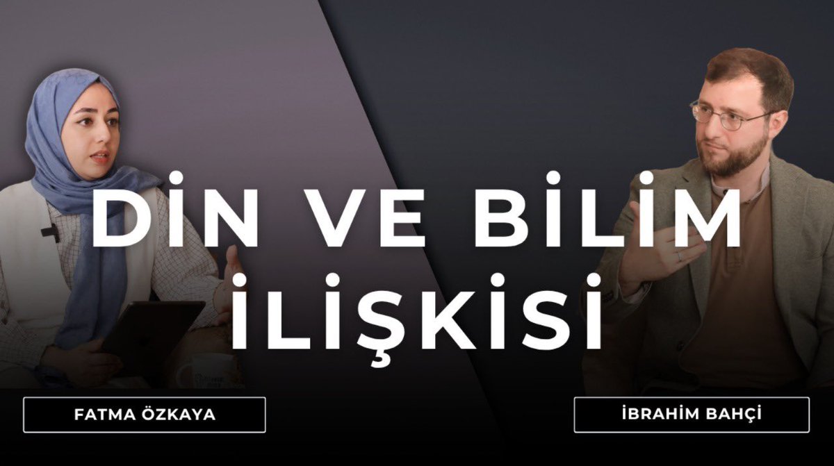 İbrahim Bahçi ile gerçekleştirdiğimiz “Din ve Bilim İlişkisi” isimli yeni videomuz yayında. İyi seyirler dileriz.

youtu.be/RonXcwYv-W4?si…
<a href="/fatmaozkayaa/">Fatma Özkaya</a> <a href="/ibrabah_realism/">İbrahim Bahçi</a>